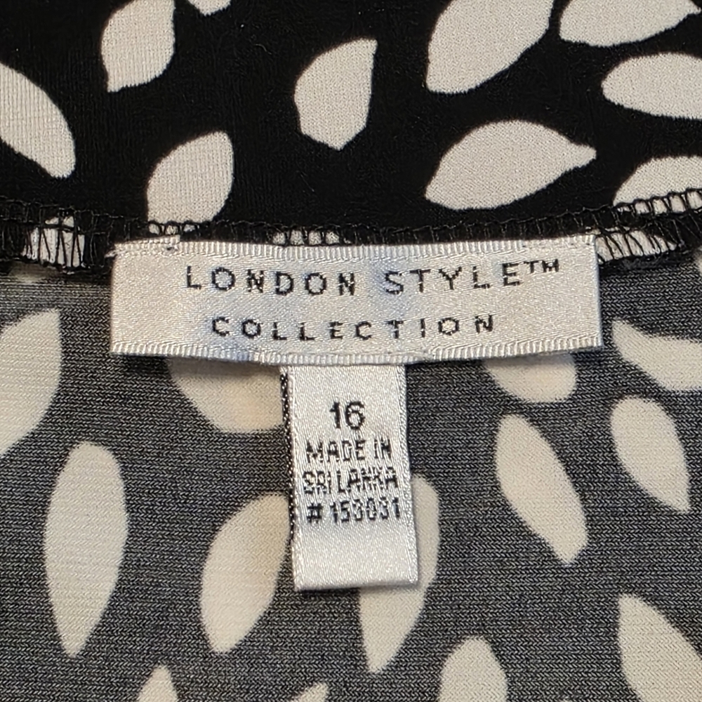 London Style Collection Sheath Knee-length Sleeveless Dress Women's Dress Sz 16 - Picture 8 of 14